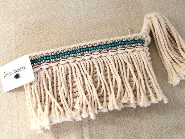 Clutch macrame Kauri