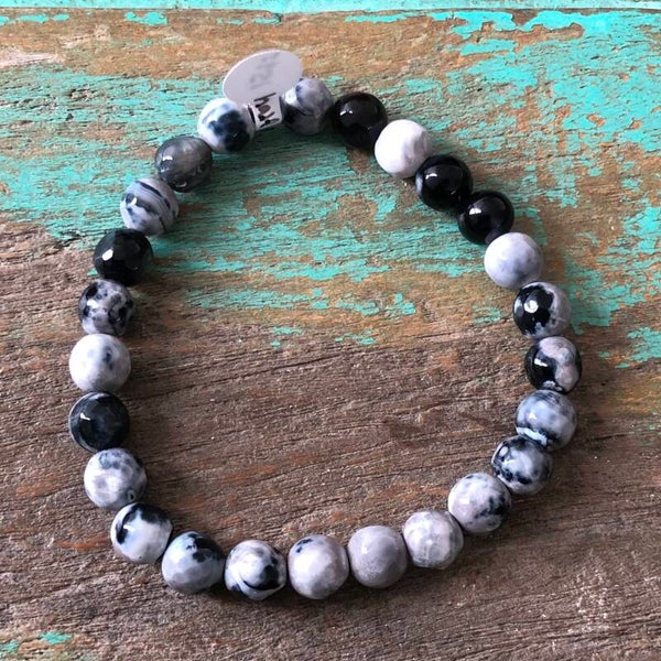 Heren stone armband