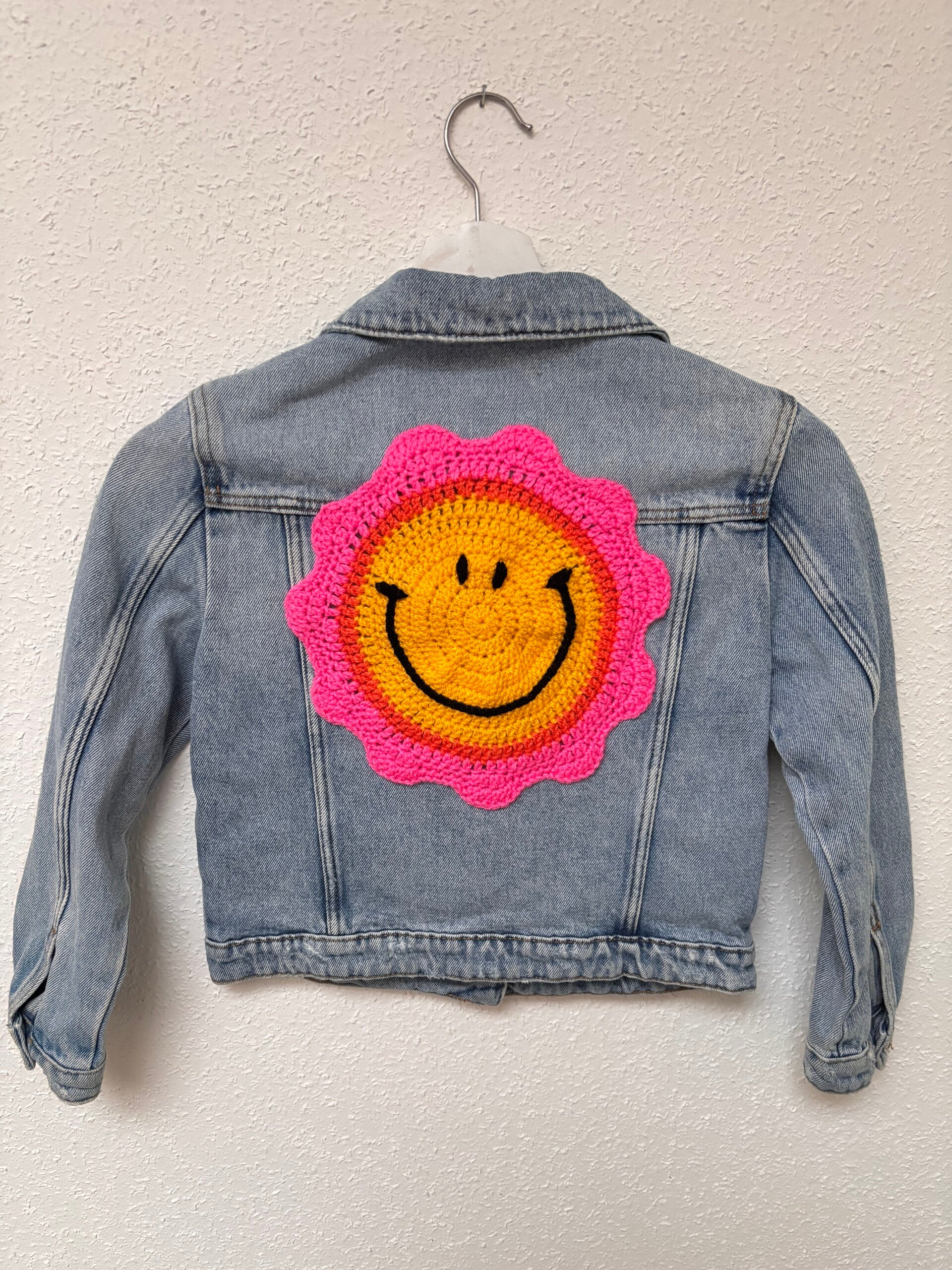 Smiley jeans jacket