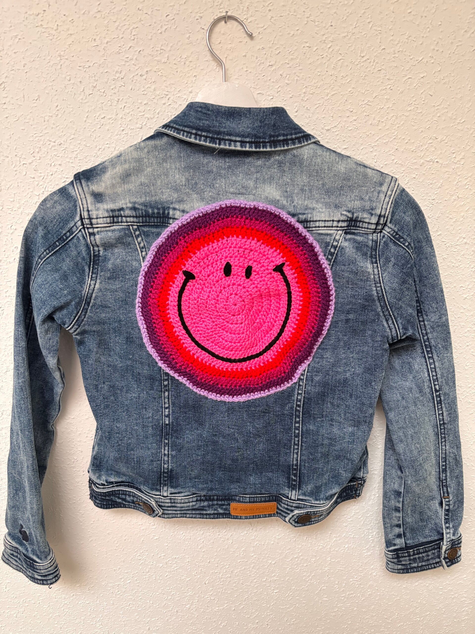Smiley jeans jacket