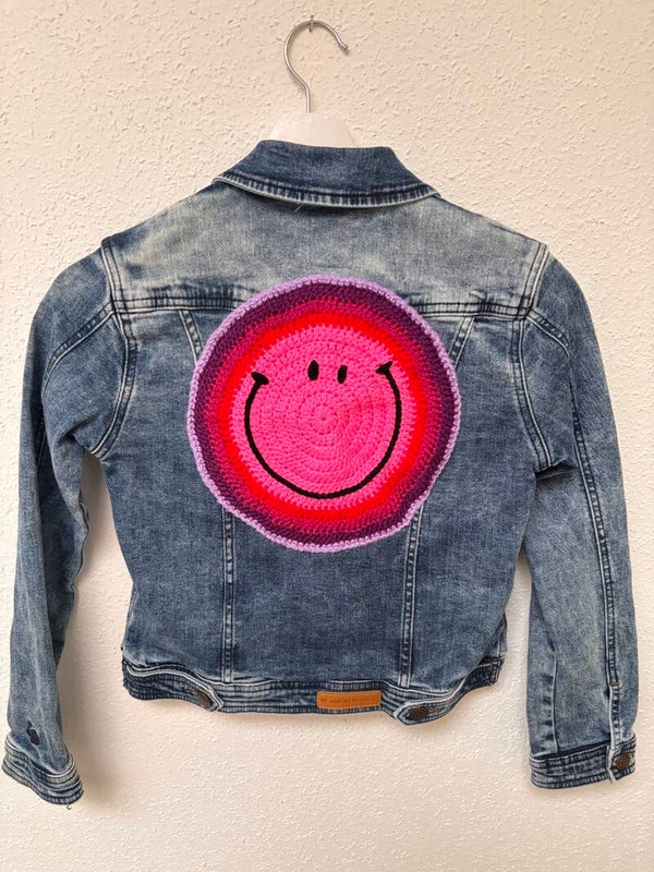 Smiley jeans jacket