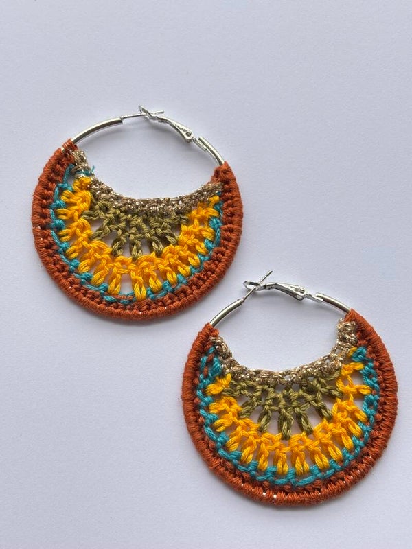 Crochet oorbellen