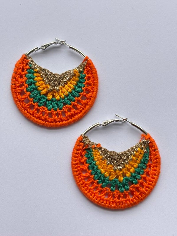 Crochet oorbellen