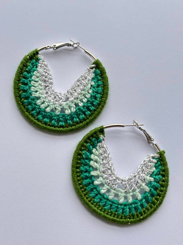 Crochet oorbellen