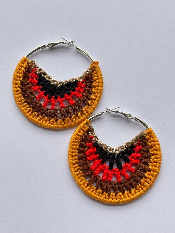 Crochet oorbellen