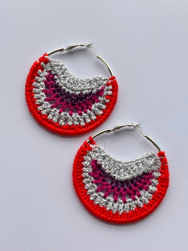 Crochet oorbellen