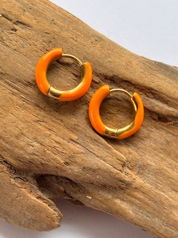 Oorbellen orange