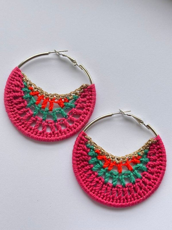 Crochet oorbellen