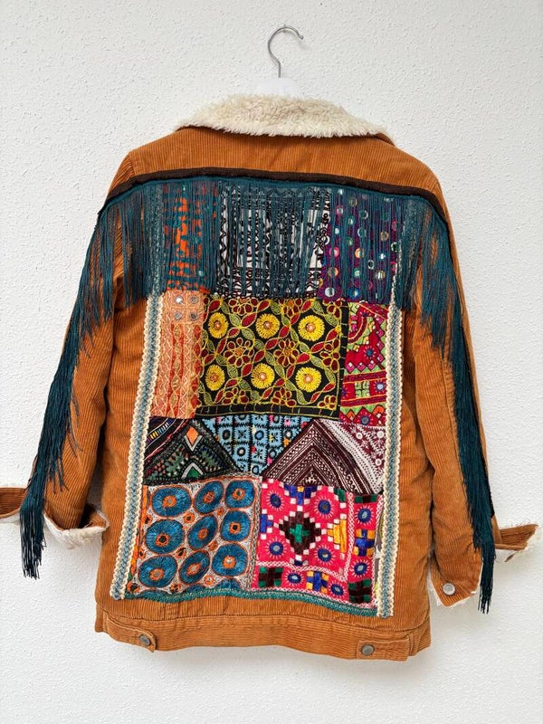 Up-cycled corduroy jacket