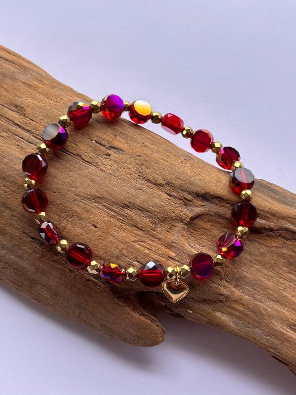 Armband facet beads