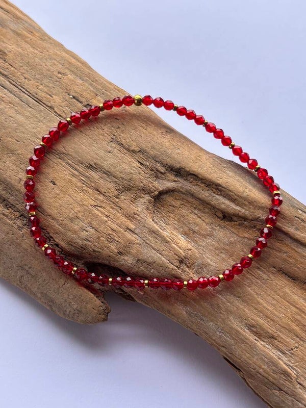 Armband facet beads