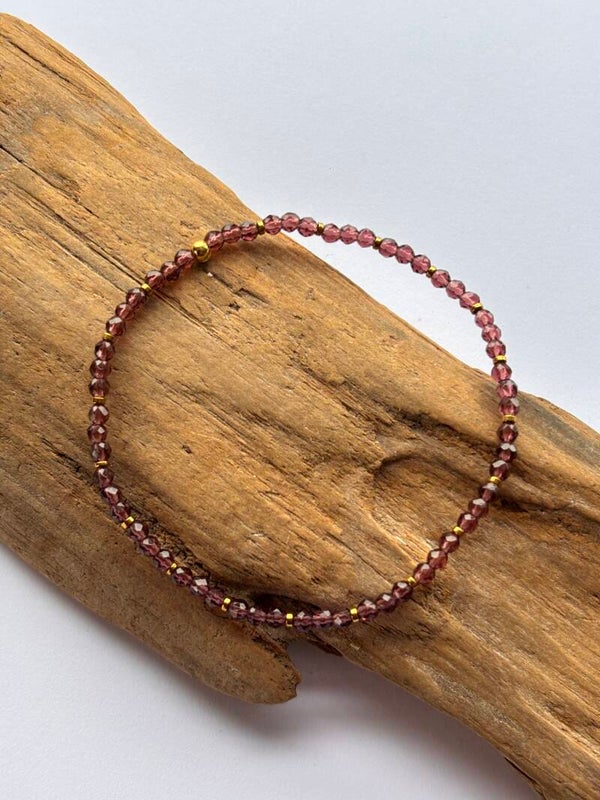 Armband facet beads