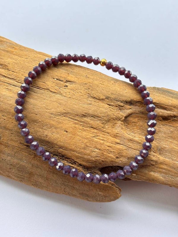 Armband facet beads