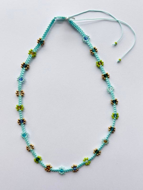 Ketting hippie flowers