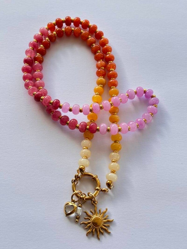 Ketting rainbow pastels