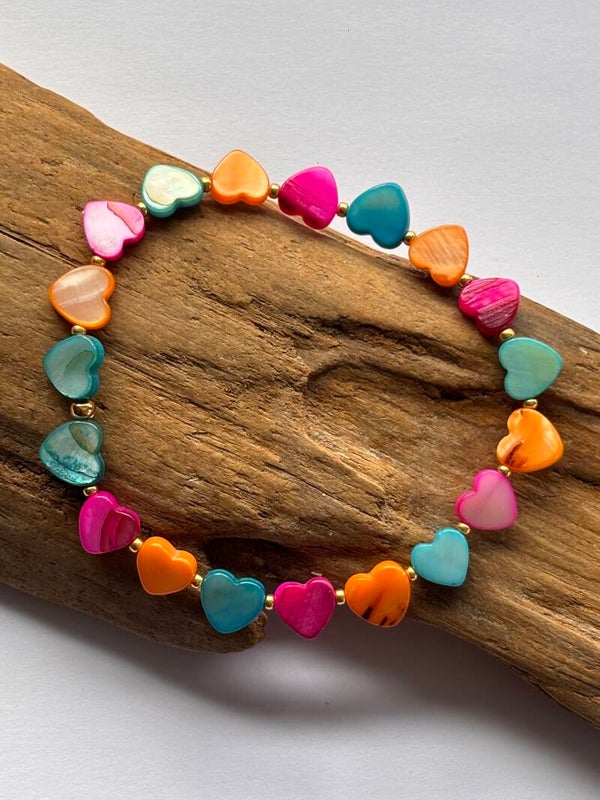 Armband heart shells