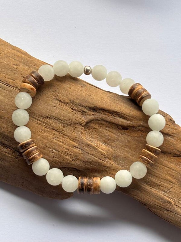 Heren stone armband
