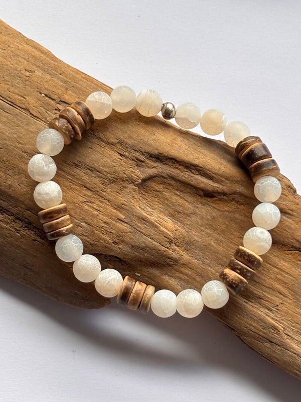 Heren stone armband
