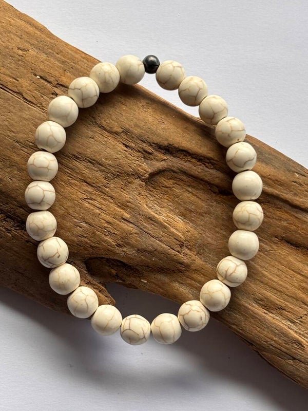 Heren stone armband