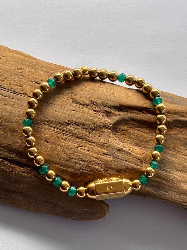 Armband beads green