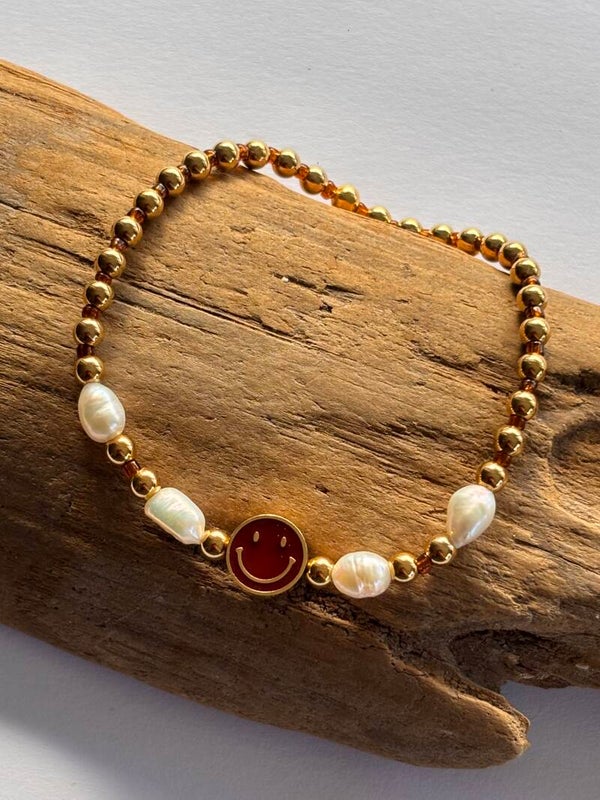 Armband beads smiley