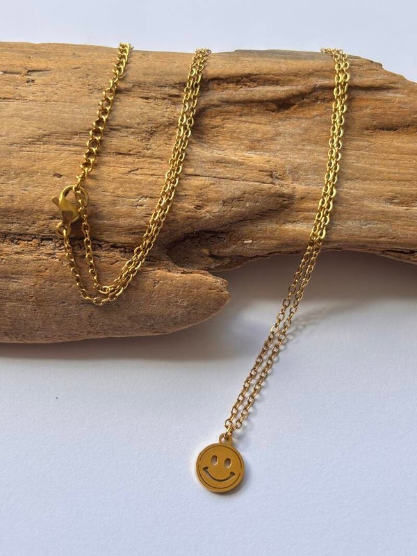 Ketting smiley small