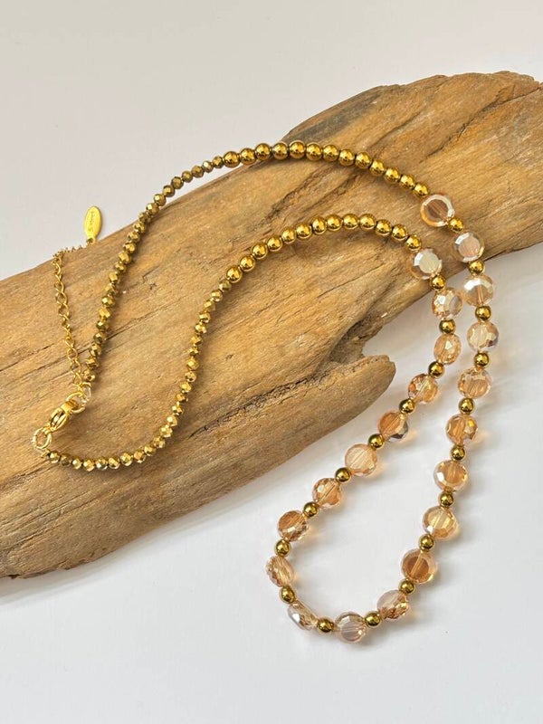 Facet sparkle necklace