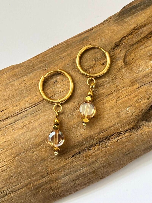 Facet sparkle earrings