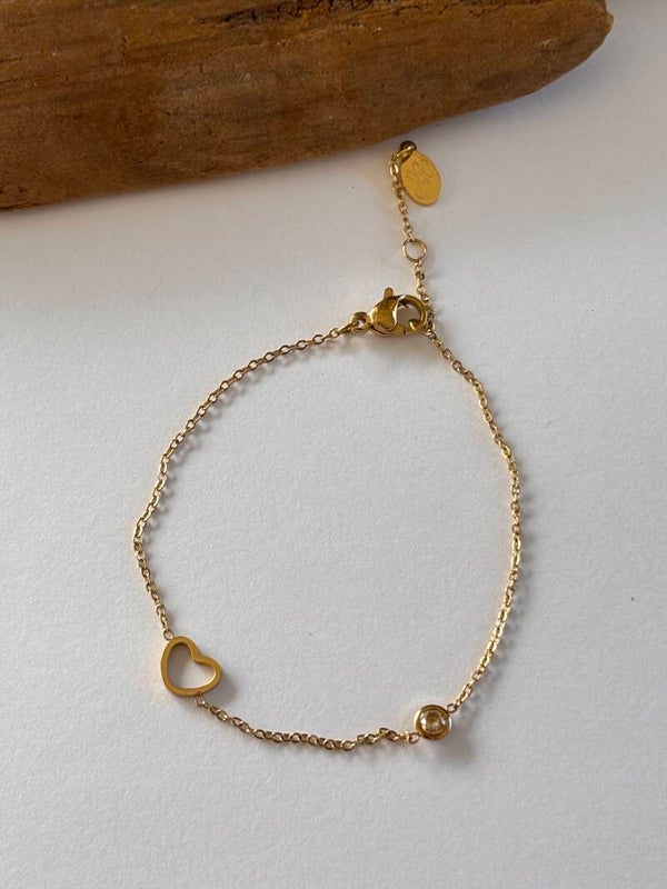 Armband hartje
