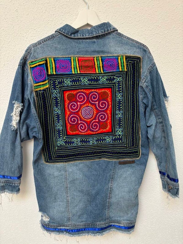 Up-cycled jeansjacket