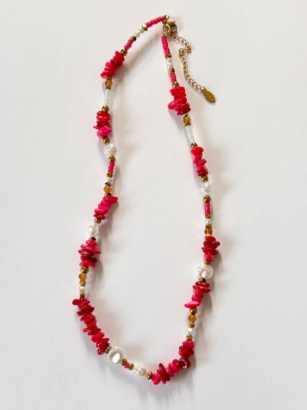 Ketting pearl beads