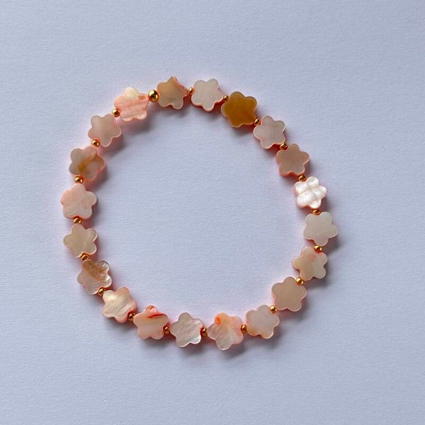Armband shell flower