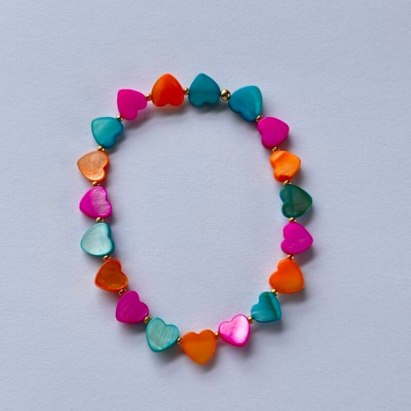 Armband shell heart