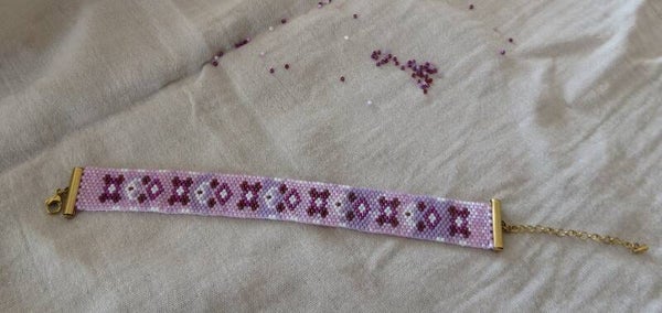 bracelet perlé cosmos