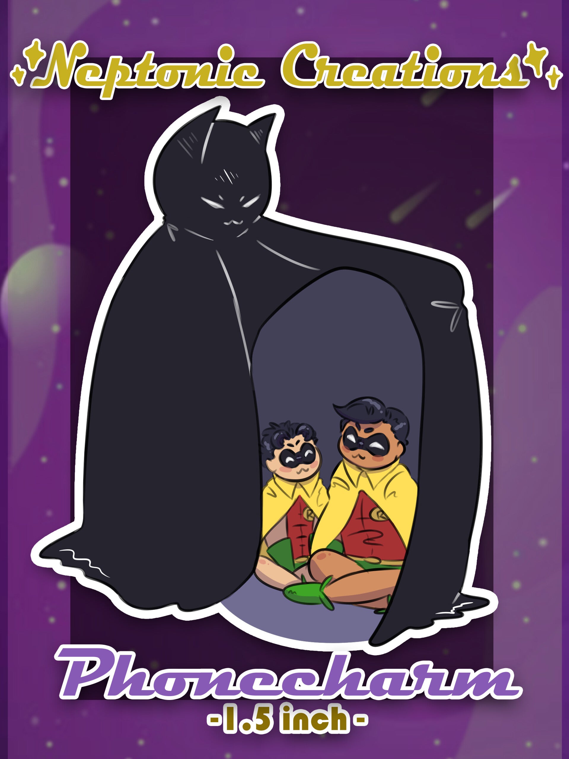 Mother Bat PhoneCharm (Neptune)
