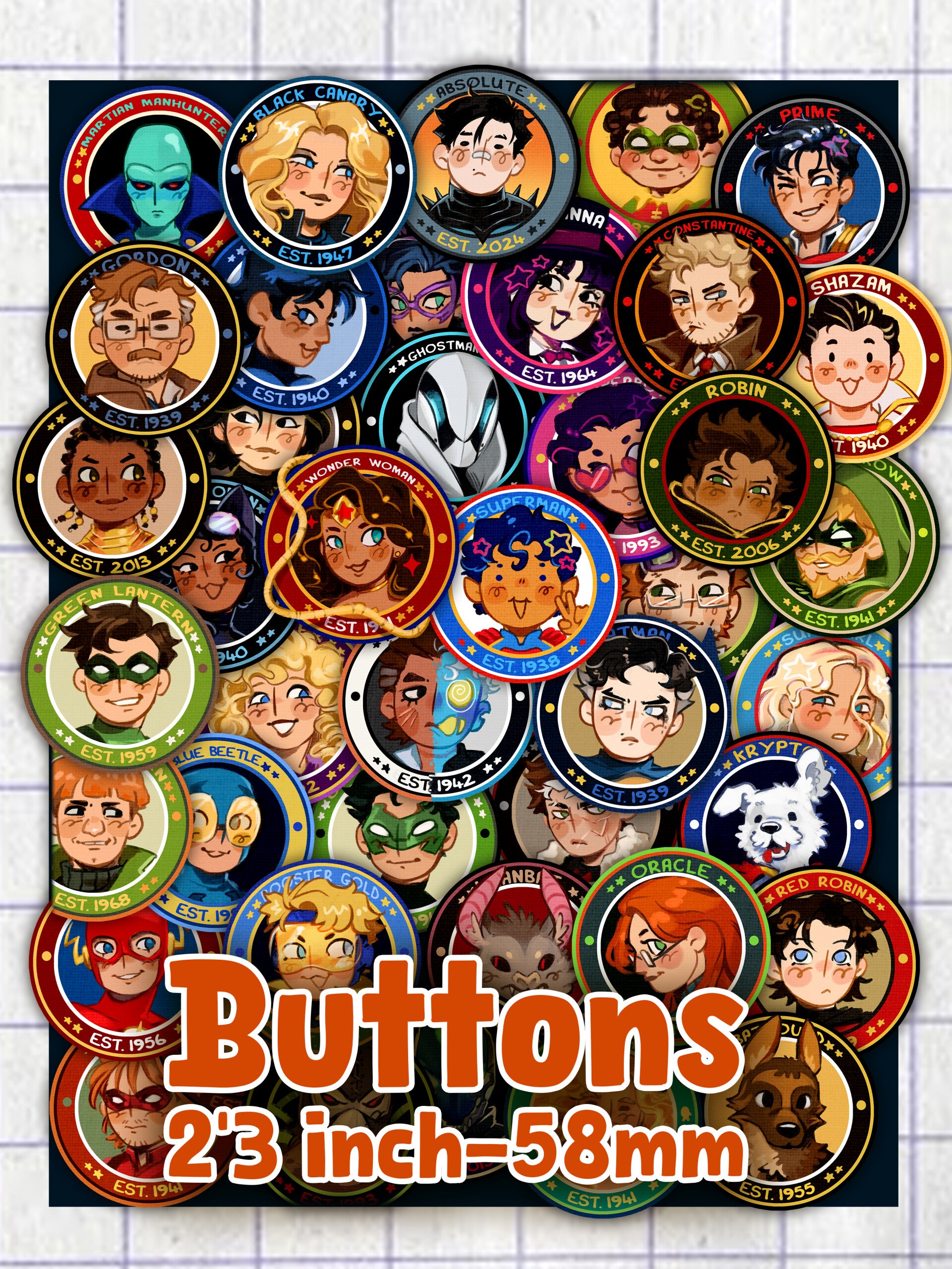 PRE-ORDER Buttons