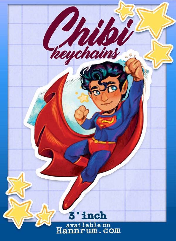 Dc chibi keychains