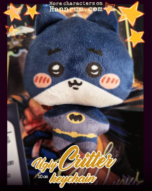 Ugly critter plush keychain