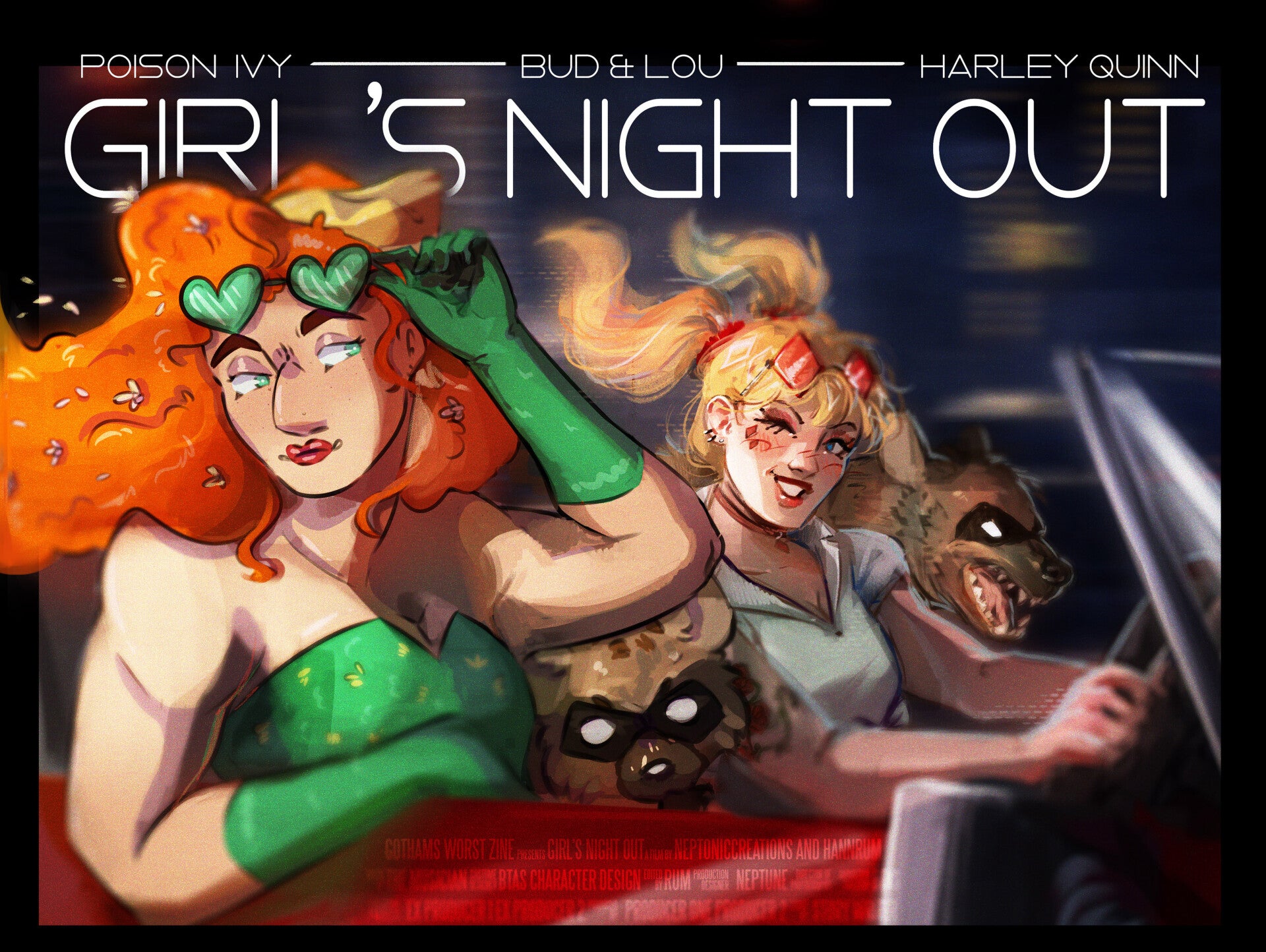 Girl's Night Print (Neptune)