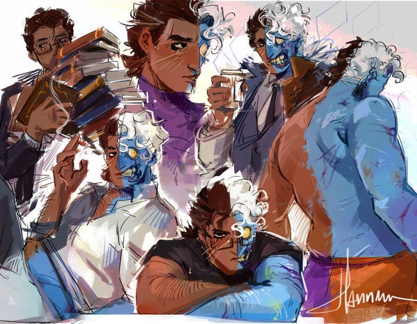 Two-Face prints