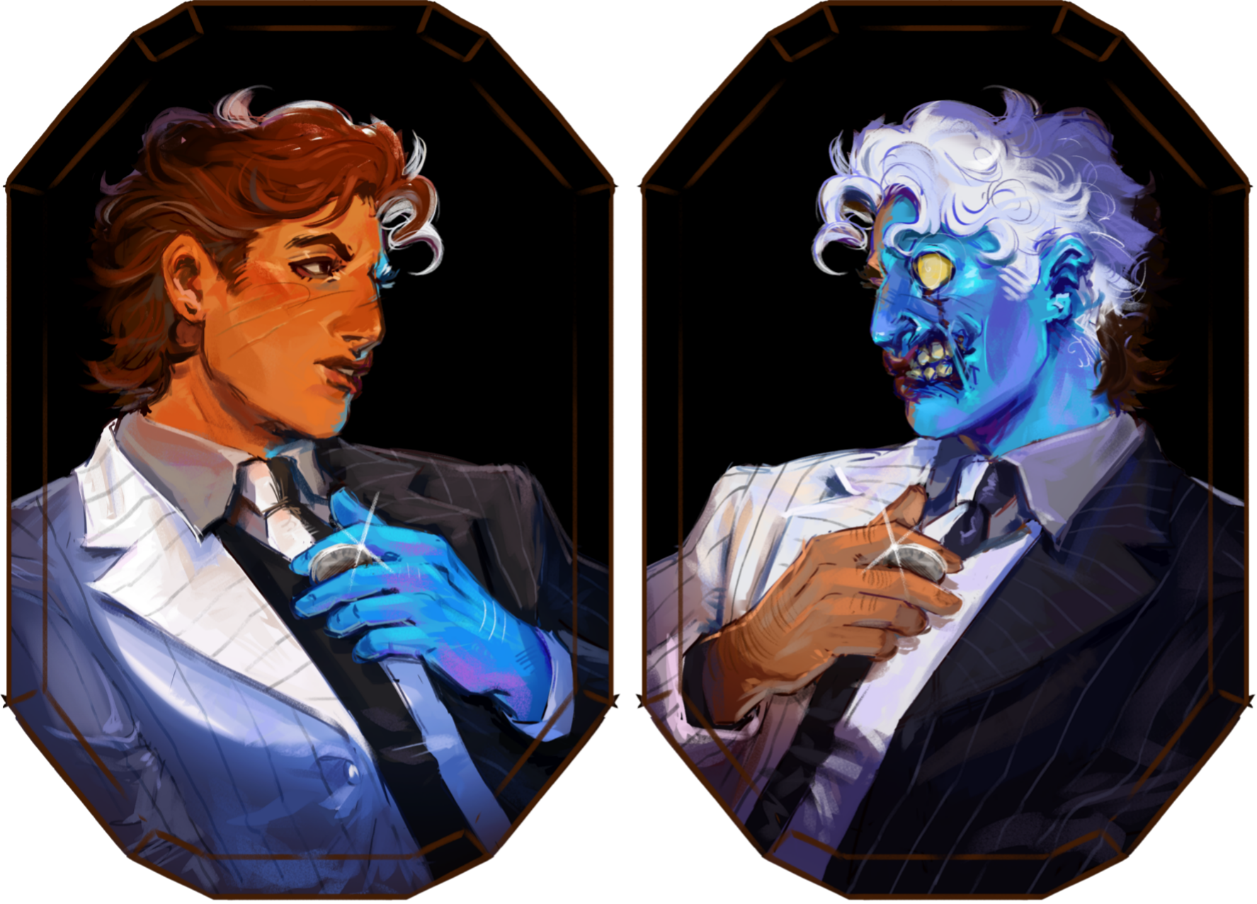 Harvey mirror stickers