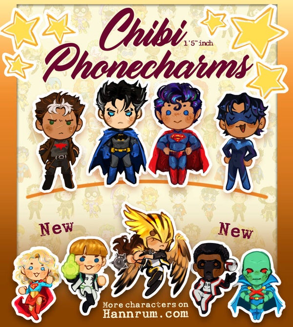 Dc mini charms