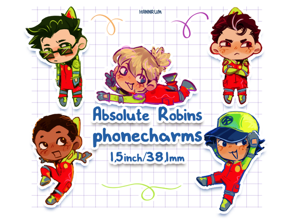 Robins Phonecharms Pre-Order