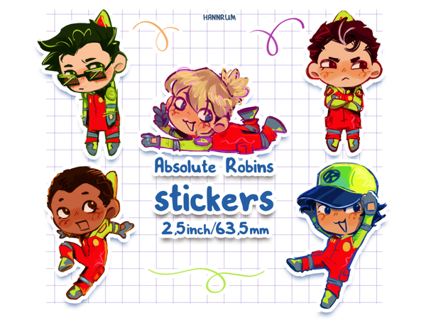 Absolute Robins Stickers Pre-Order