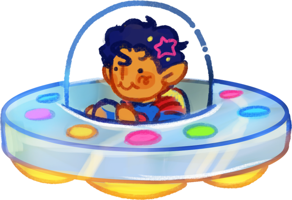 UFO Kal sticker