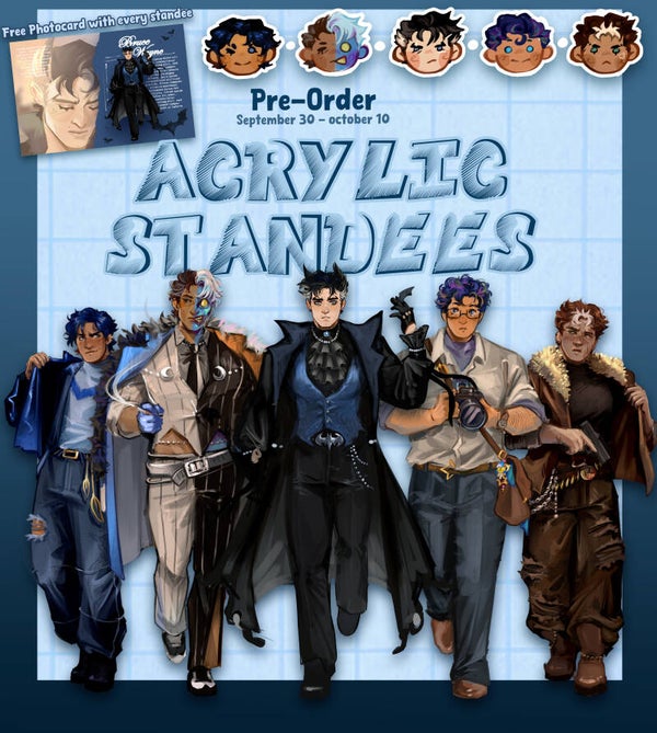 Casual fit DC acrylic standees PRE-ORDER