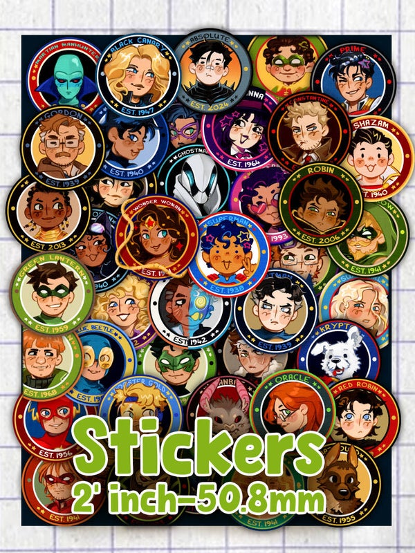 PRE-ORDER embroidery stickers
