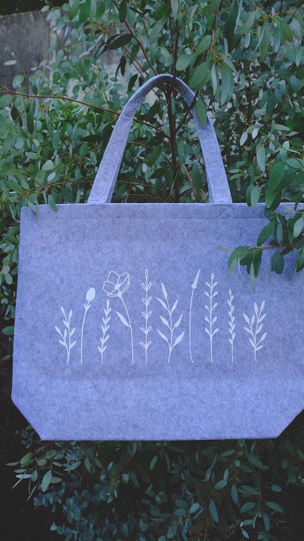 Filztasche ,,Blumen''