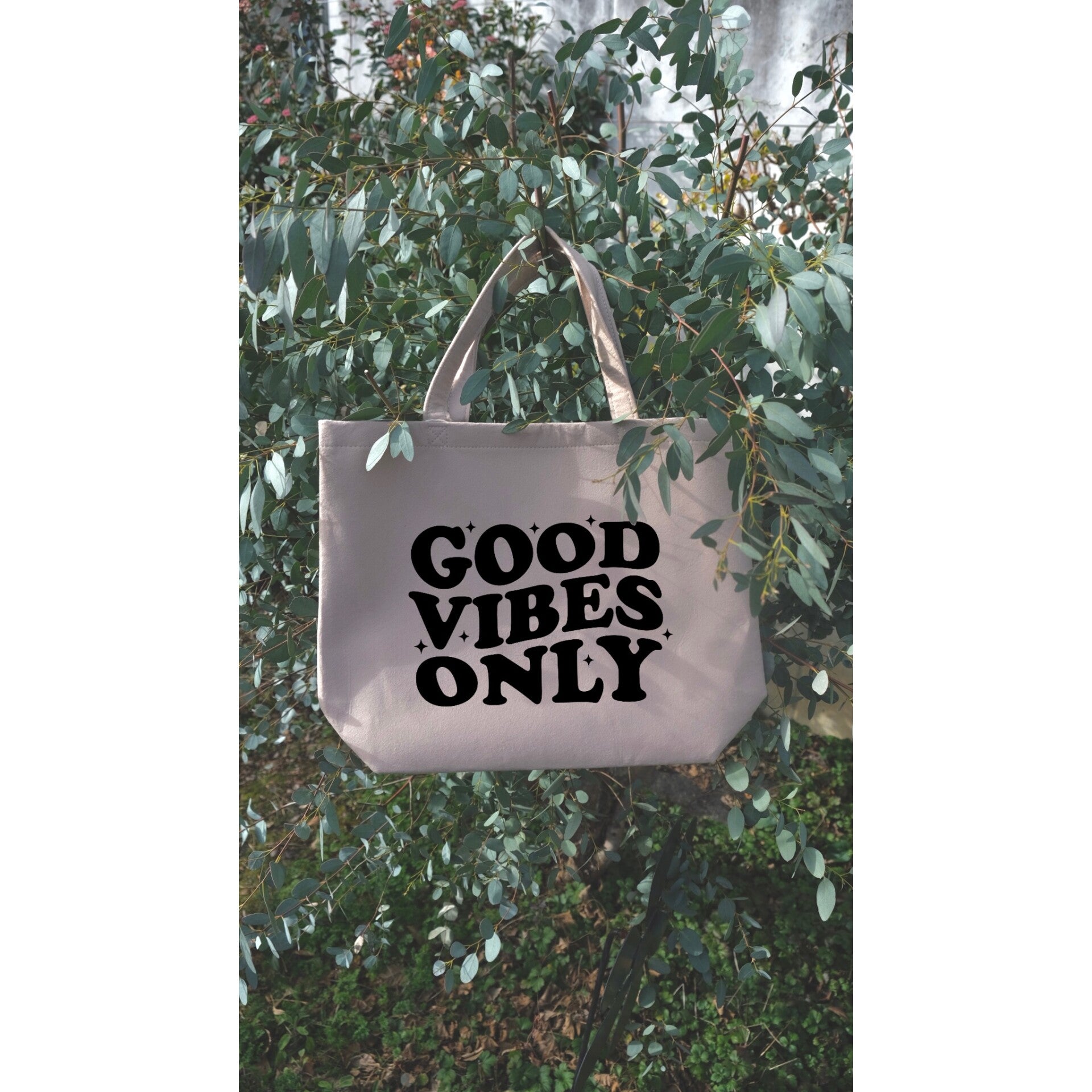 Filztasche ,,good vibes only''