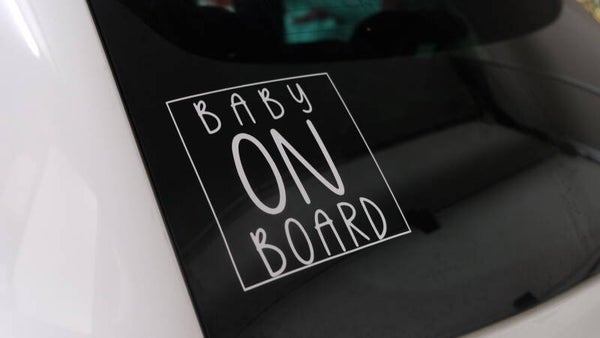 Baby on board - Autokleber
